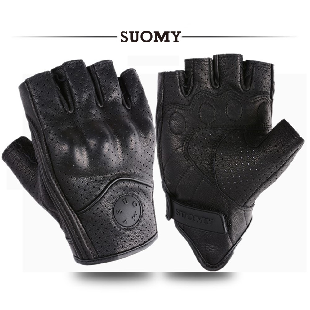 Motorcycle Gear Gloves - 여름 반 손가락 오토바이 장갑 레트로