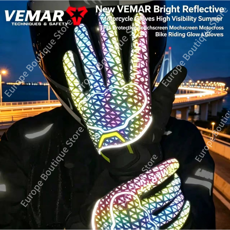 Motorcycle Gear Gloves - 2026 신형 베마르 고시인성 여름용 오토바이