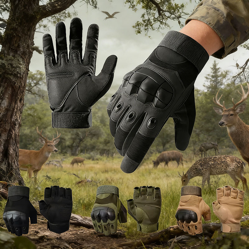 Motorcycle Gear Gloves - 오토바이 캠핑 사이클링 하이킹 암벽등반 전술