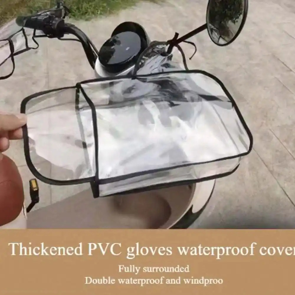 Motorcycle Gear Gloves - 전기 자전거 투명 핸들 장갑 1쌍