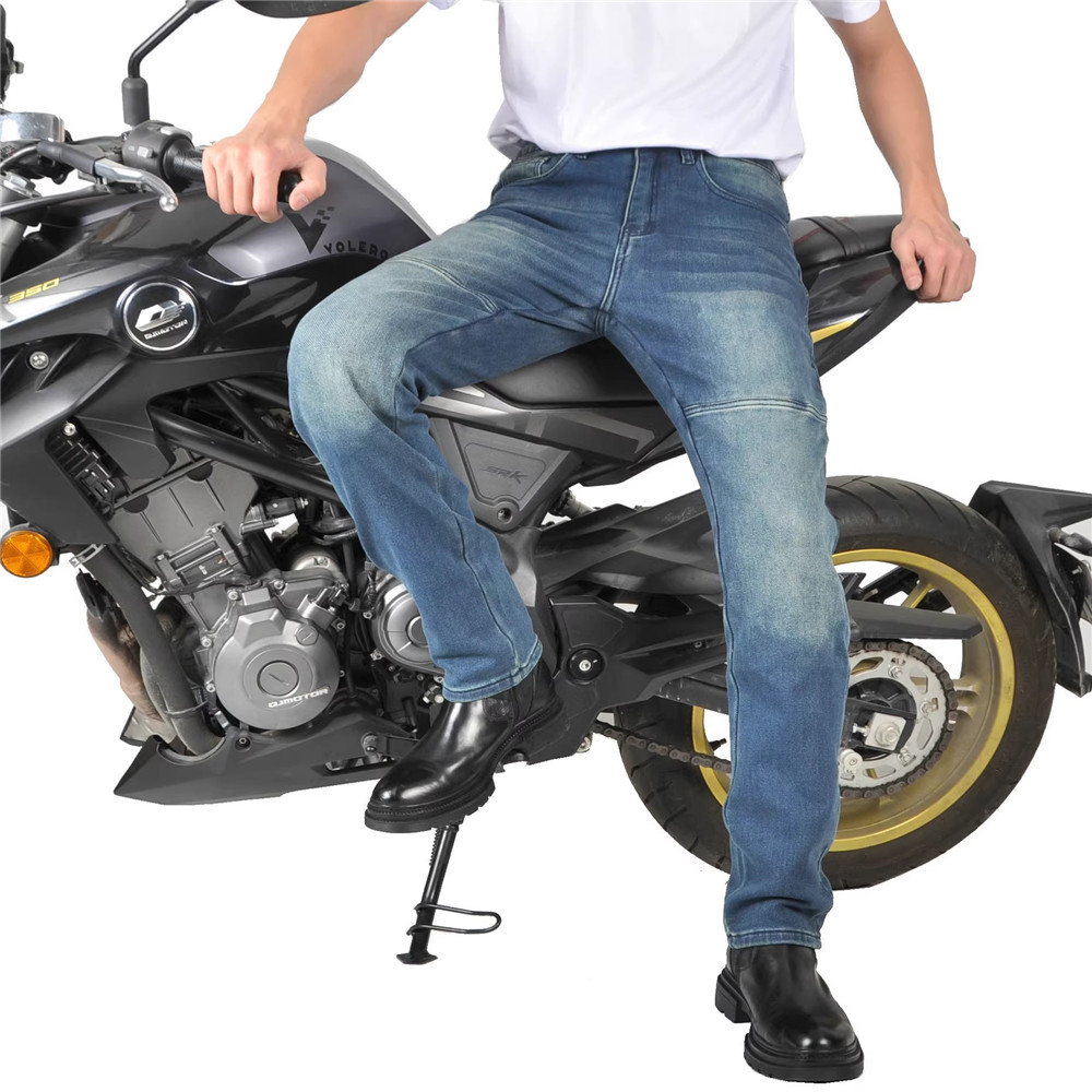 오토바이 라이딩 청바지 바지 부드러운 탄성 인서트 기어 - Motorcycle Wearing Gear 리뷰 및 가격