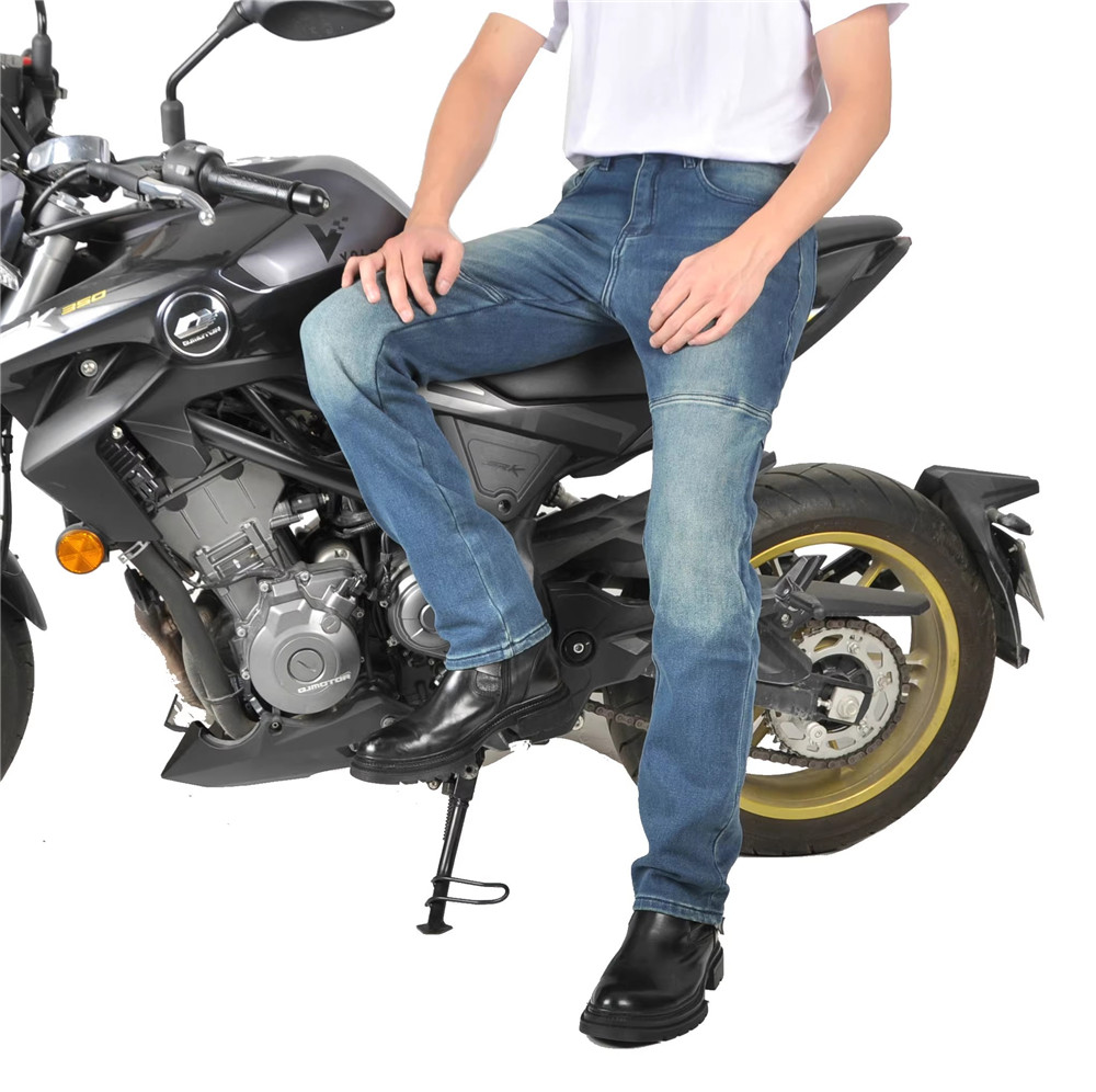 오토바이 라이딩 청바지 바지 부드러운 탄성 인서트 기어 - Motorcycle Wearing Gear 리뷰 및 가격