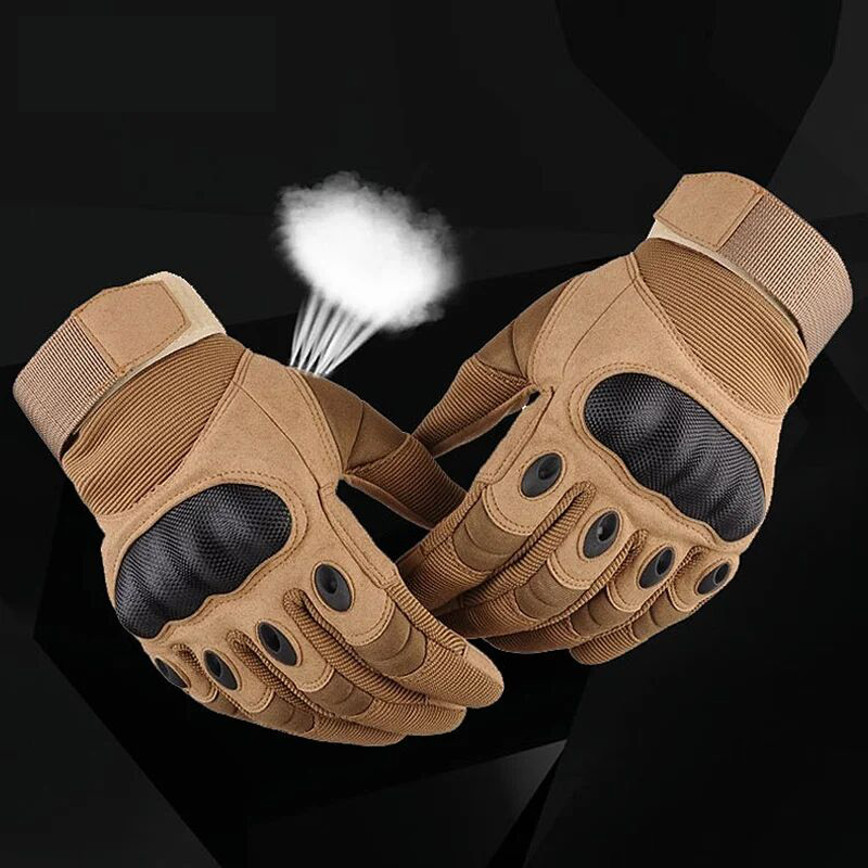 남성과 여성을위한 미끄럼 방지 전체 손가락 전술 장갑  - Motorcycle Gear Gloves 리뷰 및 가격