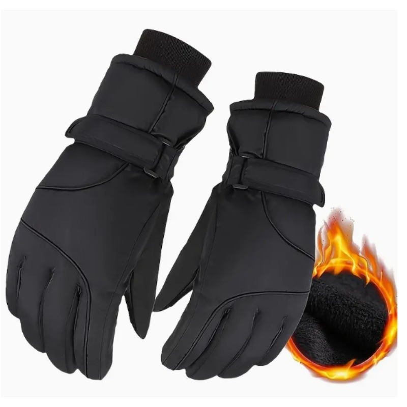 겨울 스키 장갑 따뜻한 미끄럼 방지 터치 스크린 방수  - Motorcycle Gear Gloves 리뷰 및 가격