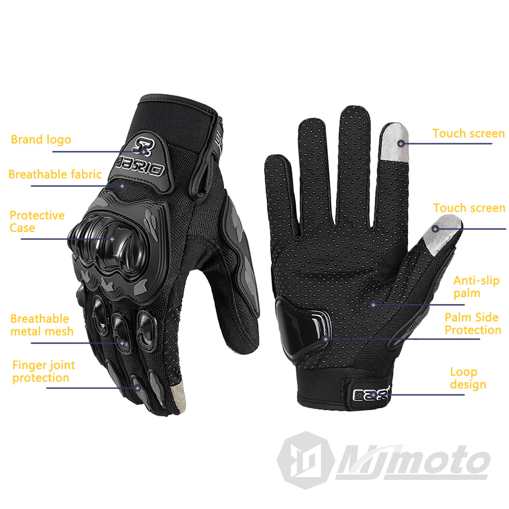 여름용 통기성 풀핑거 오토바이 장갑 미끄럼 방지 내마모 - Motorcycle Gear Gloves 리뷰 및 가격