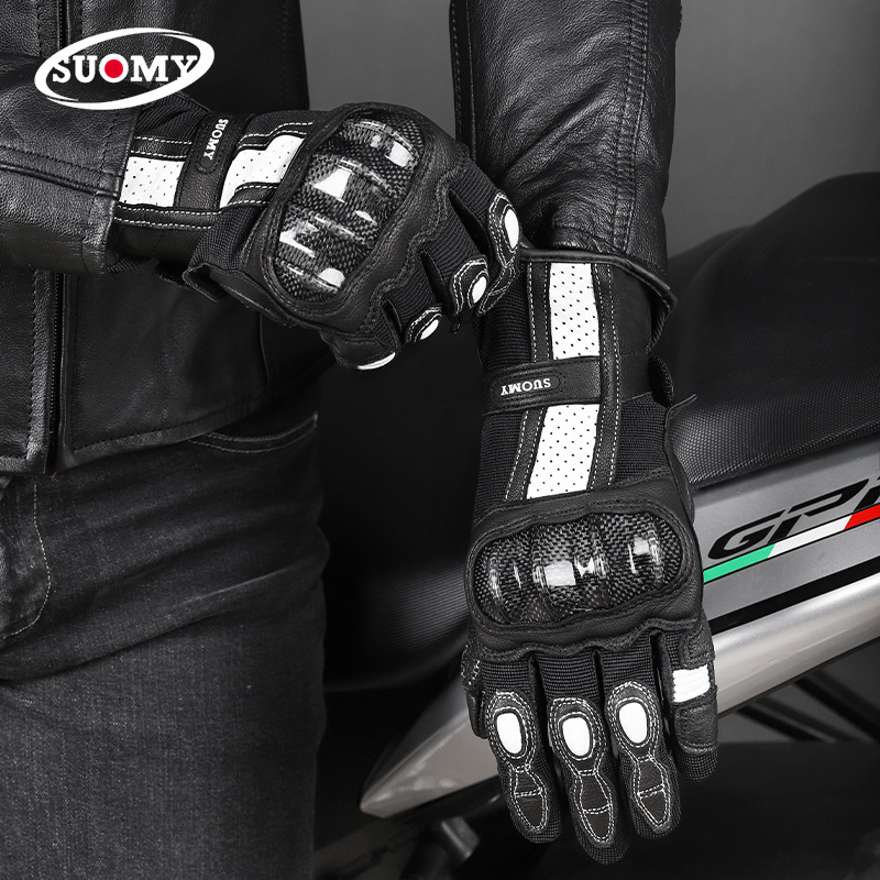 오토바이 장갑 풀핑거 천연 가죽 사계절 라이딩 장비 터 - Motorcycle Gear Gloves 리뷰 및 가격