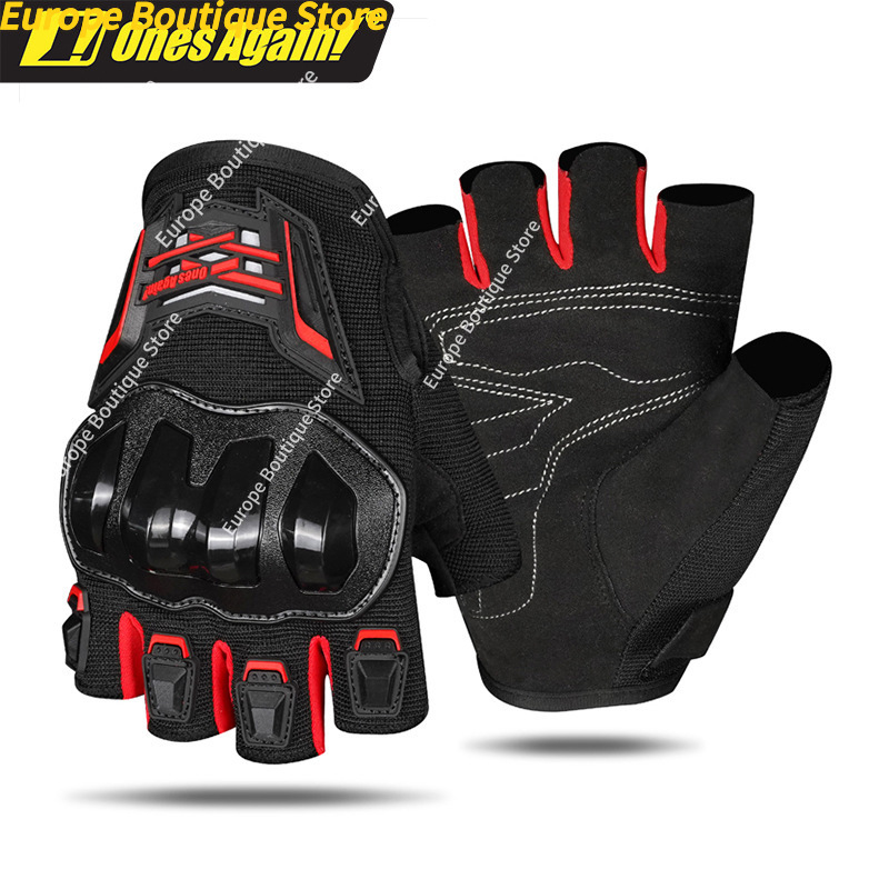 여름용 통기성 하프핑거 오토바이 장갑, 낙상 방지, 미 - Motorcycle Gear Gloves 리뷰 및 가격
