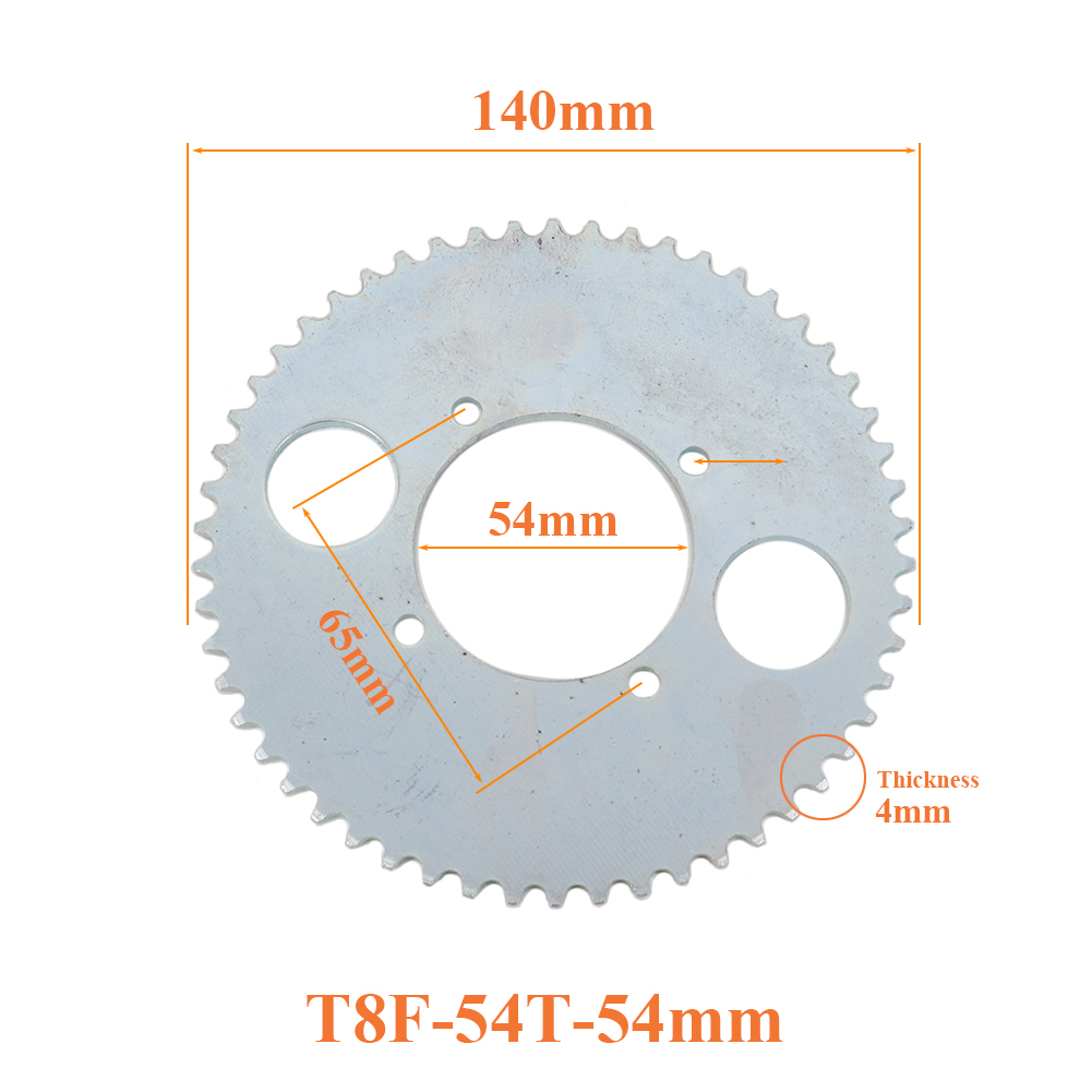 T8F 54T 체인 플레이트 54mm 54 톱니 리어  - Motorcycle Gear Organizer 리뷰 및 가격