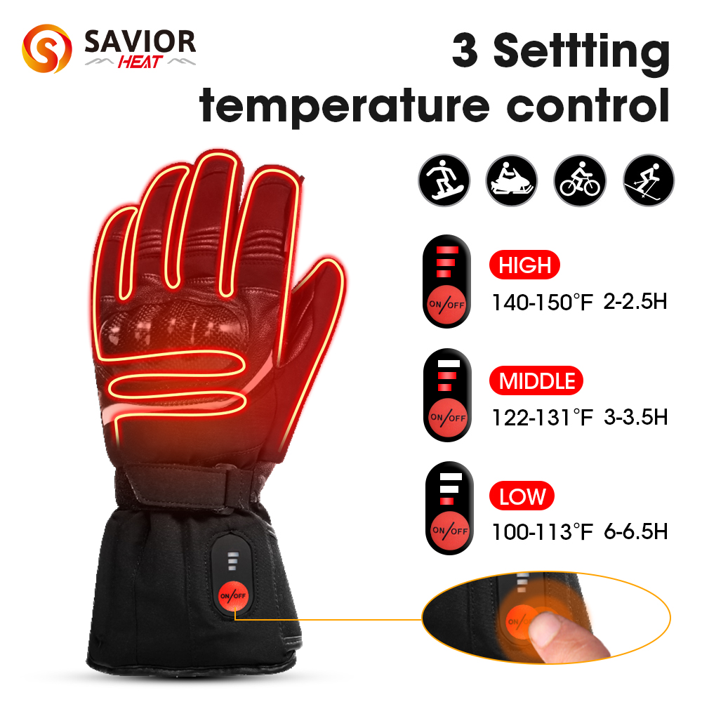 구세주 열 100% 방수 오토바이 장갑 가열 Guant - Motorcycle Gear Gloves 리뷰 및 가격